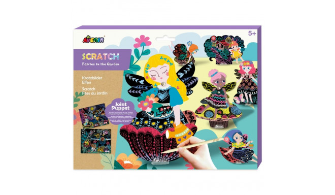 Wydrapywanki ruchome - wróżki w ogrodzie