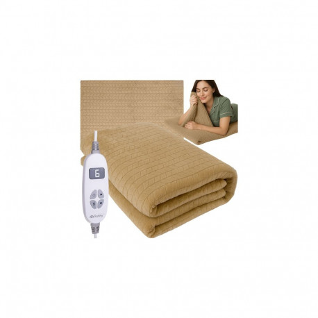 Mata- koc elektryczny 180x130cm beżowy Ruhhy 26224