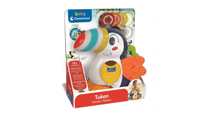 Clementoni 50383 interaktiivne tukan Adrian puuviljad ja värvid sorteerija žetoonid poola keel