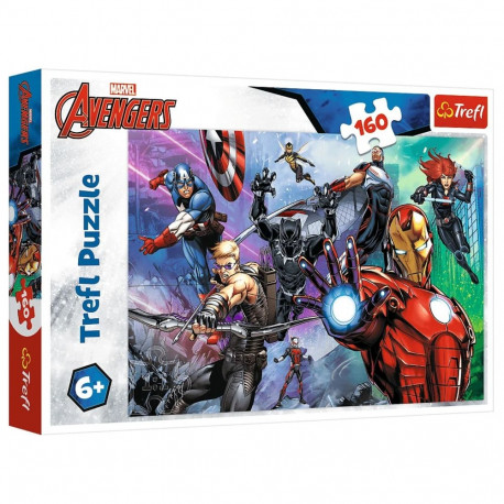 Puzzle 160 Marvel Avengers alati valmis kangelased Trefl 15424