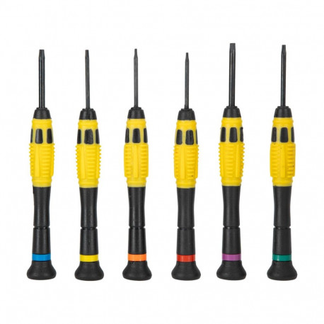 Wkrętaki zegarmistrzowskie torx t4-t10 szt.6 proline