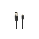 Belkin CAB005BT1MBK USB cable 1 m USB A Micro-USB A Black