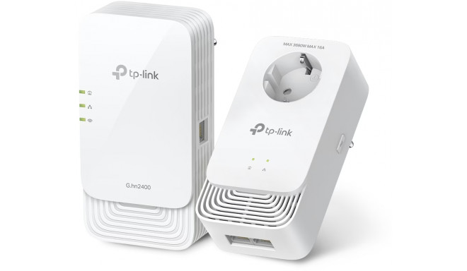 TP-Link WiFi leviala laiendaja Powerline PGW2440 Kit G.hn2400 AX1800 WiFi 6
