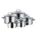 "WMF Provence Plus Topf-Set Bratentopf (2,5l), Fleischtöpfe(1,9l), (3,3l), (5,7l), Stielkasserolle (