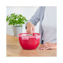 "Emsa Mikrowellendose Clip & Micro N10605 Mikrowellenventil Rot/ Transparent"