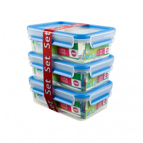 "Emsa Frischhaltedose CLIP & CLOSE 3er Set. 1 l"