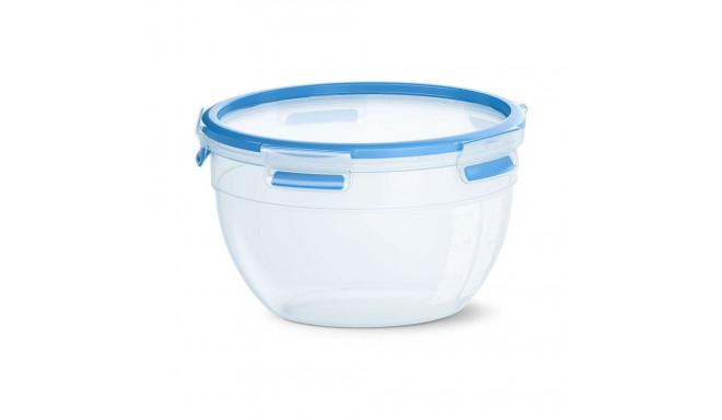"Emsa N1011400 Clip & Close Frischhaltedose rund Transparent/Blau"