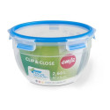 "Emsa N1011400 Clip & Close Frischhaltedose rund Transparent/Blau"