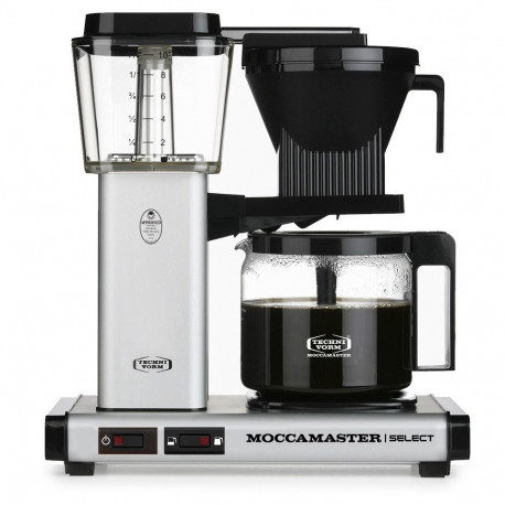 "Moccamaster KBG Select Kaffeemaschine Matt Silver"