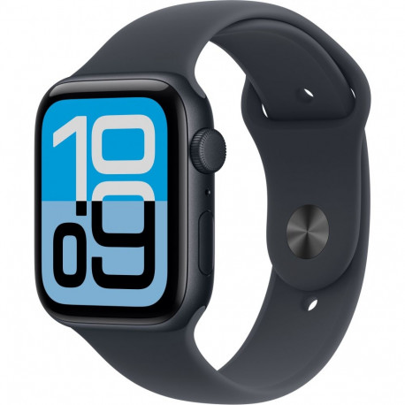 "Apple Watch SE 3 Aluminium 44mm Mitternacht (Sportarmband mitternacht) M/L"