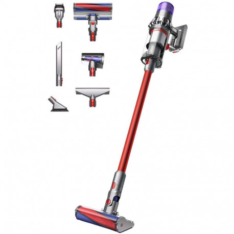 "Dyson V11 Fluffy Kabelloser Staubsauger (Nickel/Rot)"