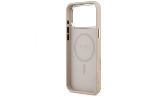 Guess Triangle Logo MagSafe ümbris iPhone 17 Pro roosa