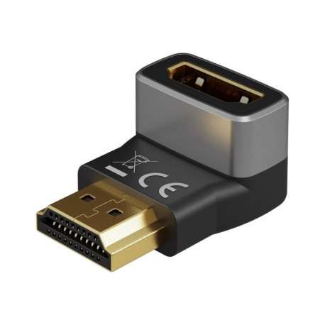 Goobay HDMI nurgaga adapter 270° vertikaalne, kullatud | 72011