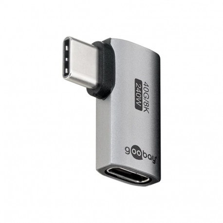 Goobay USB-C adapter horisontaalne 90°, USB4 | 74441