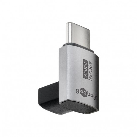 Goobay USB-C adapter vertikaalne 90° lühike, USB4 | 74444