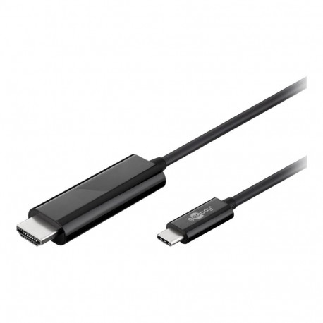 Goobay USB-C HDMI adapterkaabel (4k 60 Hz) USB-C isane HDMI isane (tüüp A) USB-C–HDMI 1,8 m