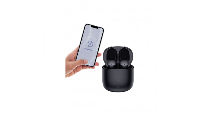 3MK FlowBuds wireless bluetooth headphones black