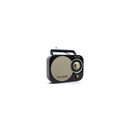 Muse Portable radio M-055RB Black/Gold  AUX in