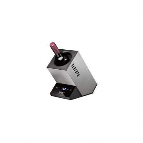 Caso Wine cooler for one bottle WineCase One Free standing Bottles capacity 1 Inox
