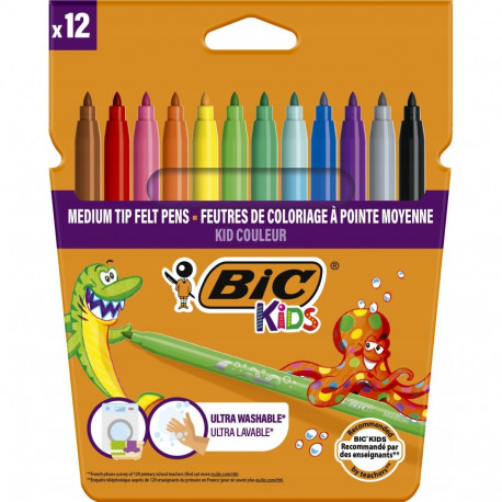 Felt-tip pens BIC Kids 12 colors