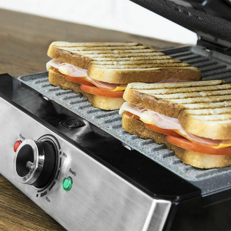 Grill Cecotec Rock'nGrill Pro Hõbedane 2000 W