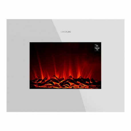 Decorative Electric Chimney Breast Cecotec ReadyWarm 2690 Flames Connected White 1000 - 2000 W 2000 