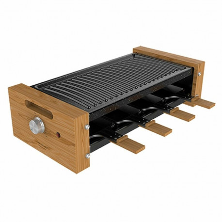 Grill Cecotec Cheese&Grill 8200 Wood Black 1200 W