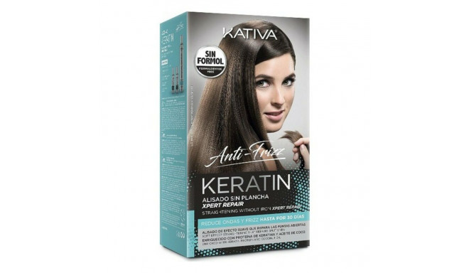 Juuksesirgendus Hooldus Keratin Anti-frizz Post Kativa (3 pcs)