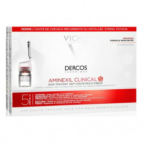 Juuste väljalangemisvastane hooldus Dercos Vichy 12585750 6 ml (21 x 6 ml)