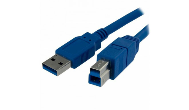 USB A - USB B Kaabel Startech USB3SAB1M            Sinine