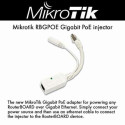 PoE Injector Mikrotik RBGPOE Gigabit Ethernet