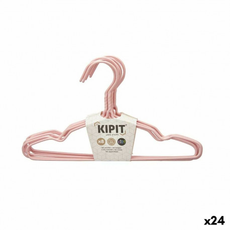 Set of Clothes Hangers Kipit 29100191 29100191 Blue Green Pink Metal Silicone Children's 9,5 x 0,3 x