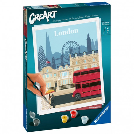 Värvide nummerdatud komplekt Ravensburger London