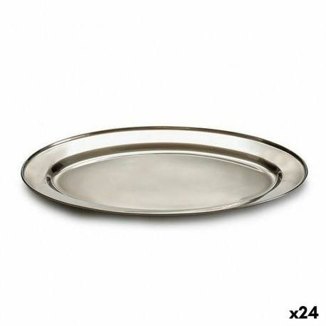 Tray Kinvara 2037-40 2037-40 Silver Stainless steel 40 x 2,5 x 26,5 cm (24 Units)