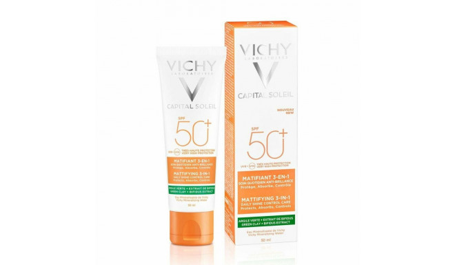 Näokreem Vichy Capital Soleil 3In1 Matistav viimistlusvahend 3-in-1