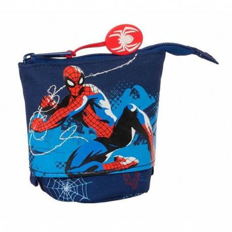 Holdall Spider-Man Neon Navy Blue 8 x 19 x 6 cm