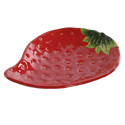 Taldrik Home ESPRIT Punane Keraamika 23,5 x 18 x 4,5 cm