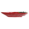 Plate Home ESPRIT Red Stoneware 23,5 x 18 x 4,5 cm