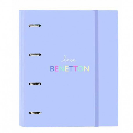 Ring binder Benetton Lilac 27 x 32 x 3,5 cm