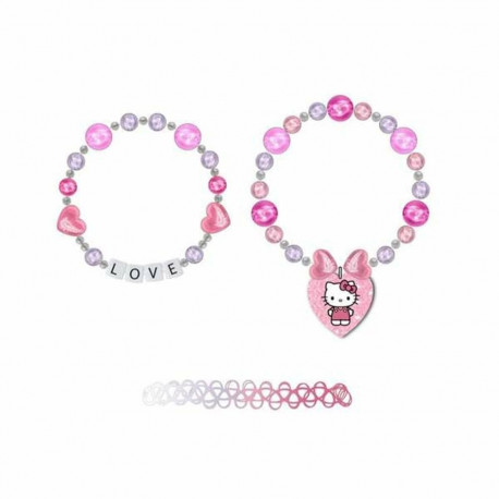 Girl's Bracelet Hello Kitty Fuchsia 3 Pieces