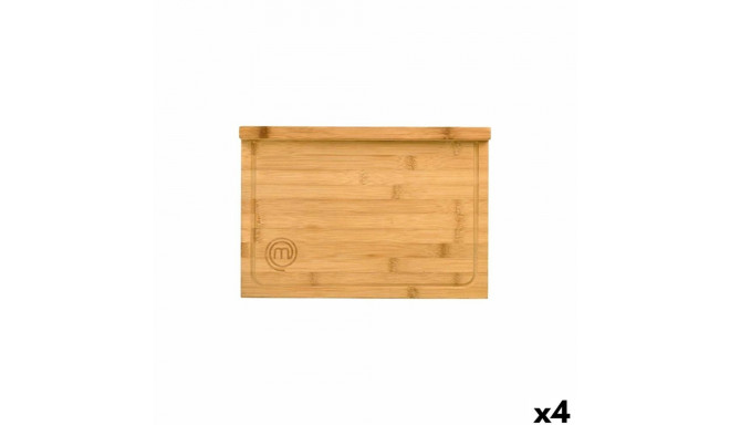 Cutting board MasterChef ENCIMERA 38,5 x 26,5 x 1,5 cm + 2 cm (4 Units)