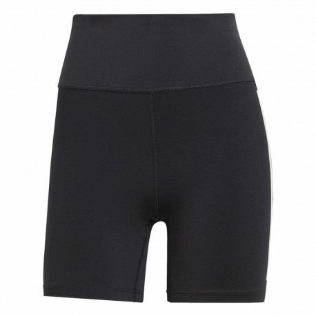 Sport leggings for Women Adidas Dailyrun 3Stripes 5In Black - XS