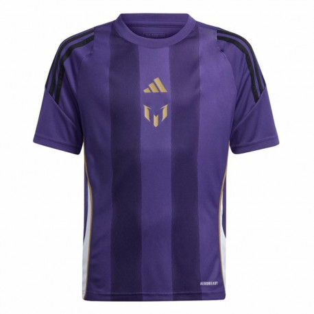 Football T-Shirt Adidas Messi Training Purple - 13-14 Years