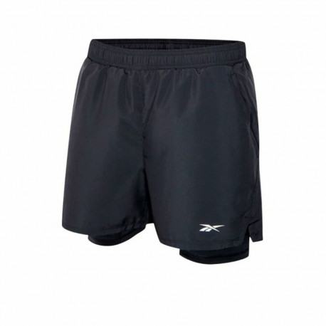 Lühikesed Spordipüksid Reebok Athlete Hype 2-In-1 Must - XL