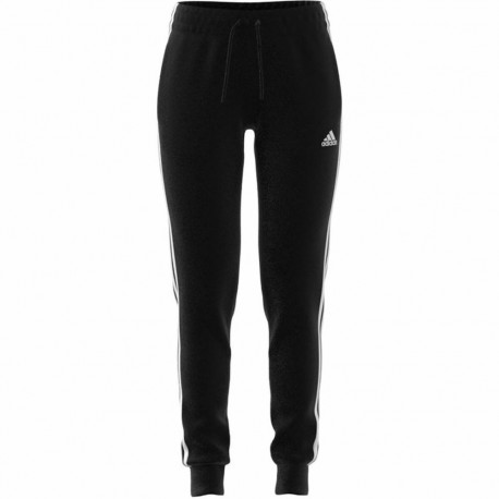 Long Sports Trousers Adidas 3S Fl C Pt Black Lady - M