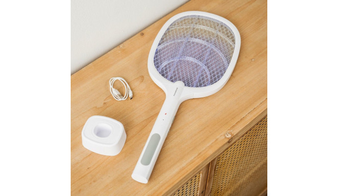 2-in-1 Rechargeable Insect Killing Racket with UV Light Elecfly InnovaGoods
