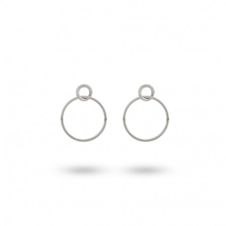 Ladies' Earrings 24KAE 42409S Silver