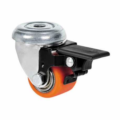 Rueda Ruedas Alex Oranž Polüuretaan Raud Ø 3,5 CM pöörlev