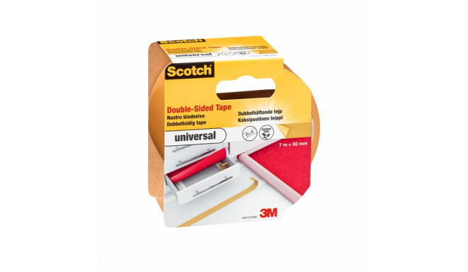 Kahepoolne Kleeplint Scotch Valge 7 m x 50 mm