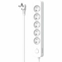 Power Socket - 5 sockets with Switch QUARX (3 m)